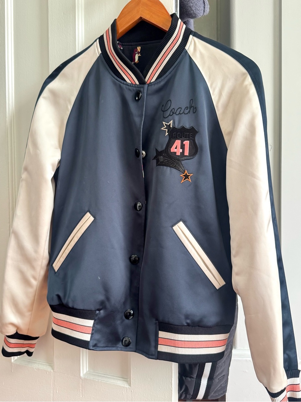 Coach reversible varsity souvenir jacket 🧥